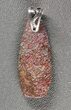 Agatized Dinosaur Bone (Gembone) Pendant #54077-1
